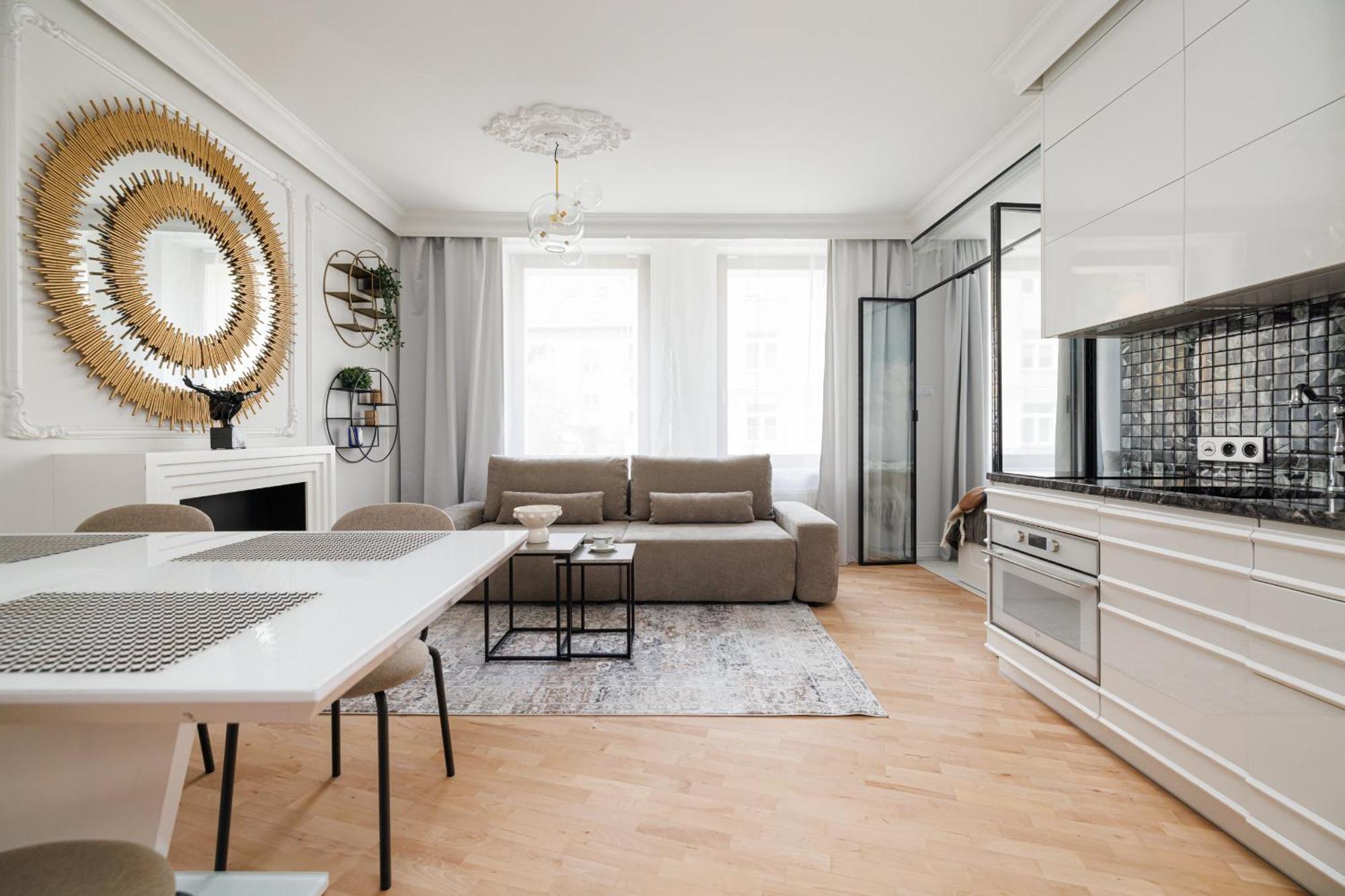 Gold By Praia Apartments - 600 M Do Plazy - Parking Сопот Екстериор снимка